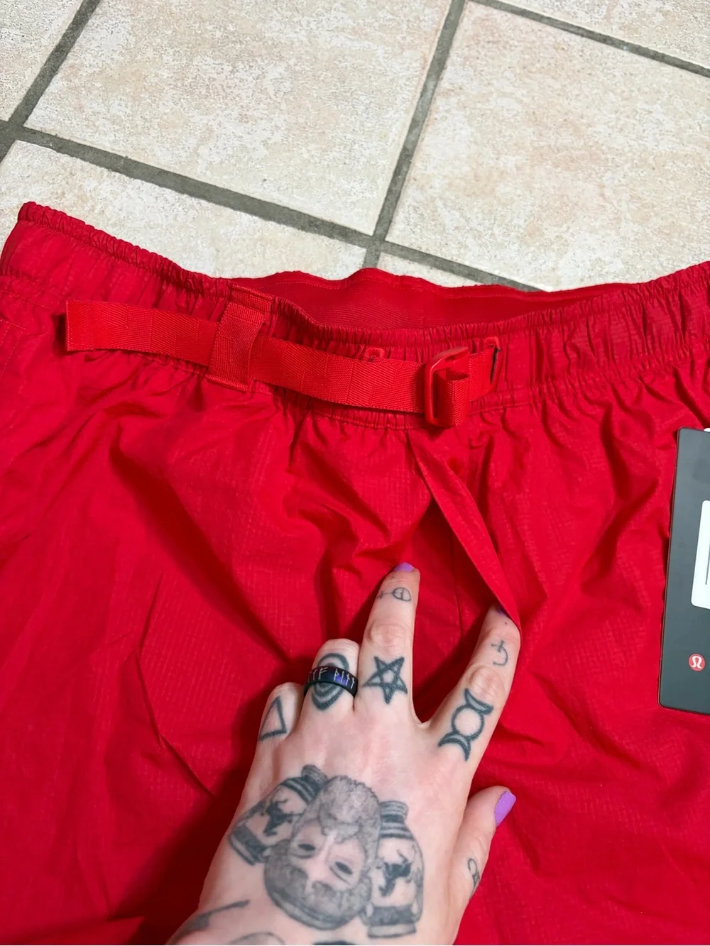 NWT Lululemon UV-Protective Hiking Short *6” (Oxford Red) Size M